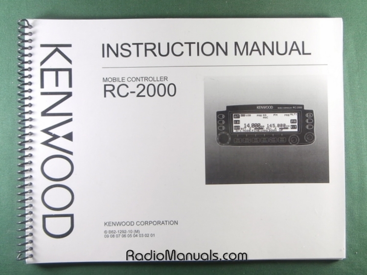Kenwood RC2000 Instruction Manual